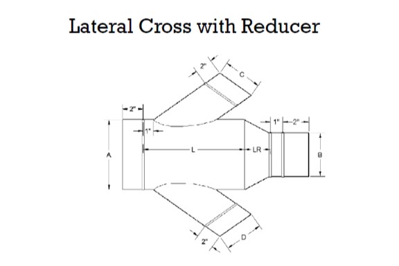 Lateral Cross with Reducer